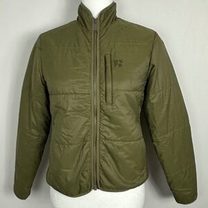 Frank‎ And Oak Canada Olive Green Aero Puffer Jacket Lightweight Womens XS Coat